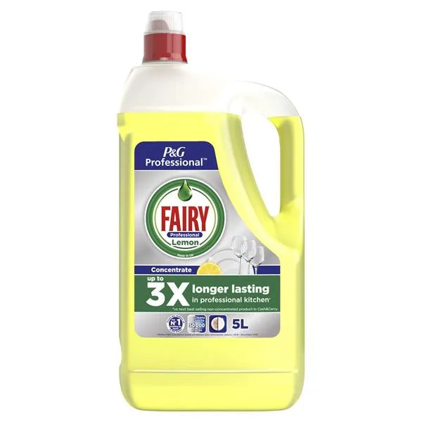 Fairy 'Lemon' Washing Up Liquid - 5L