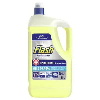 Flash 'Lemon' All Purpose Cleaner Disinfectant - 5L - P&G Professional