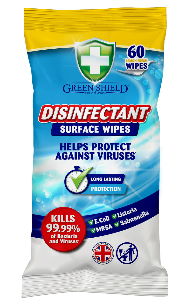 Greenshield Disinfectant Surface Wipes Pack