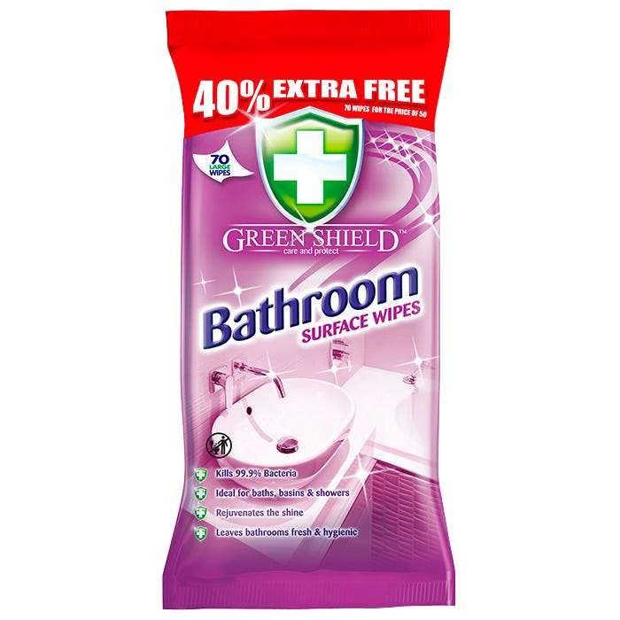 Greenshield Bathroom Wipes - Pack of 70